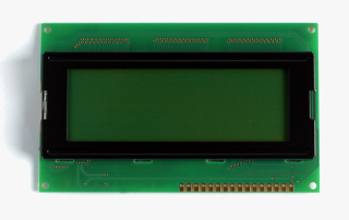 LC-Display NT-C2042A-YFSESY-B0, 4x20 Zeichen, LED Hintergrundbeleuchtung grün/gelb